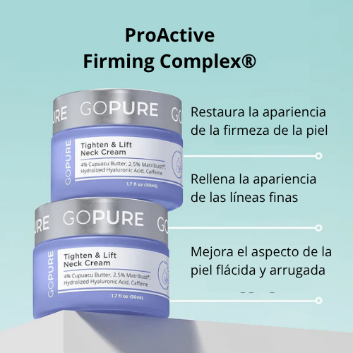 Crema Antiedad GoPure para Cuello y Escote