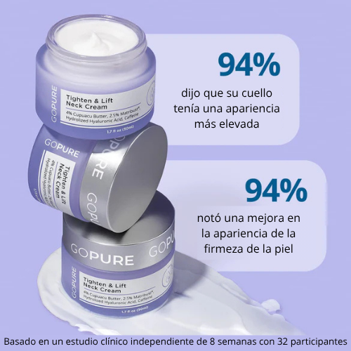 Crema Antiedad GoPure para Cuello y Escote